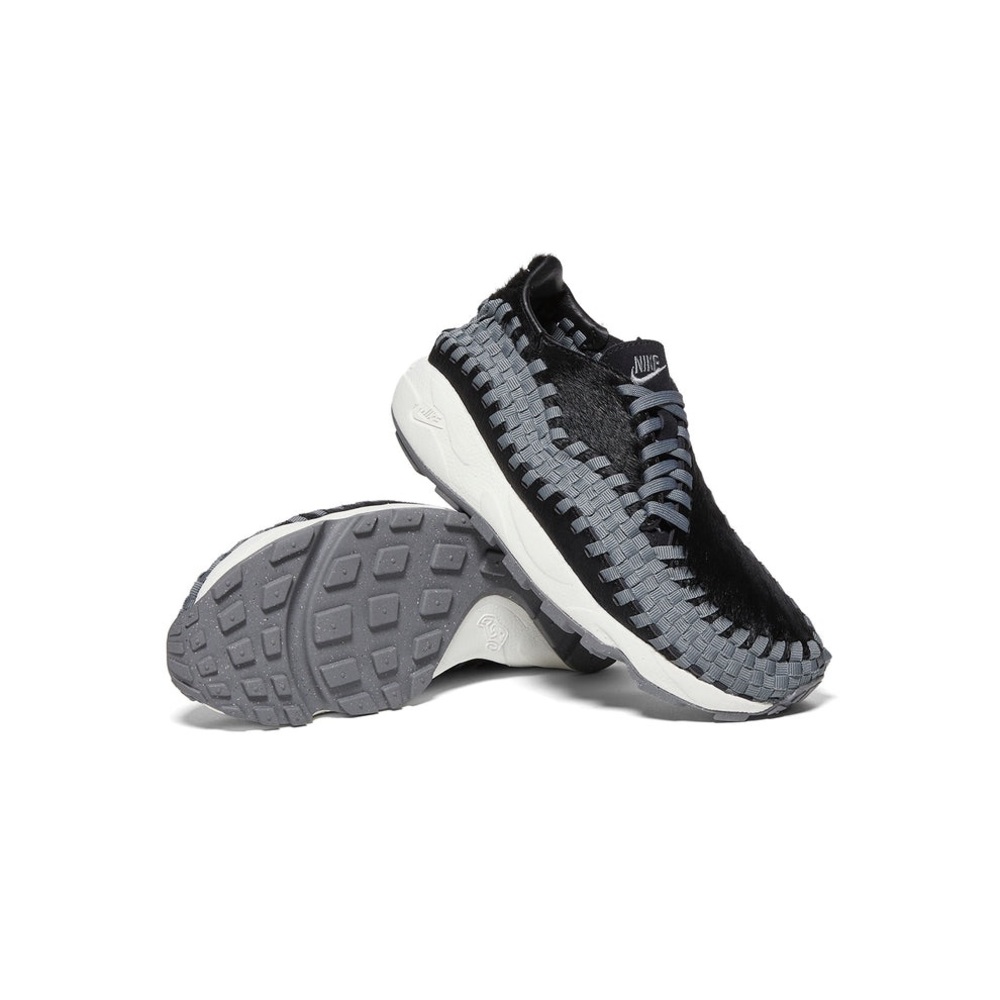 Nike Premium Air Footscape Woven "Black Smoke/Grey" sneakers